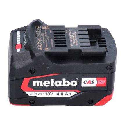 Metabo W 18 7-125 Amoladora angular sin cable 18 V 125 mm + 1x batería 4,0 Ah + metaBOX - sin cargador