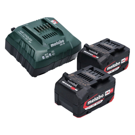 Metabo W 18 7-125 Meuleuse d'angle sans fil 18 V 125 mm + 2x batterie 4,0 Ah + chargeur + metaBOX ( 602371510 )