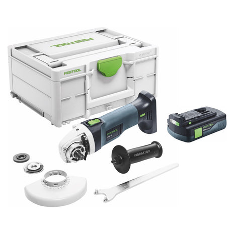 Festool AGC 18-125 EB-Basic Akku Winkelschleifer 18 V 125 mm Brushless + 1x Akku 3,0 Ah + Systainer - ohne Ladegerät - Toolbrothers