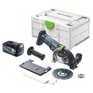 Festool DSC-AGC 18-125 FH EB-Basic Akku Freihandtrennsystem 18 V 125 mm Brushless + 1x Akku 5,0 Ah + Systainer - ohne Ladegerät