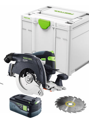 Festool HKC 55 EB-Basic Akku Handkreissäge 18 V 160 mm Brushless + 1x Akku 5,0 Ah + Systainer - ohne Ladegerät - Toolbrothers