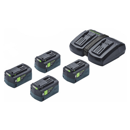 Festool CTLC MINI I-Plus Akku Absaugmobil 36 V ( 2x 18 V ) Staubkl. L ( 577670 ) + 4x Akku 5,0 Ah + Doppelladegerät + Systainer - Nachfolger von 577149 - Toolbrothers