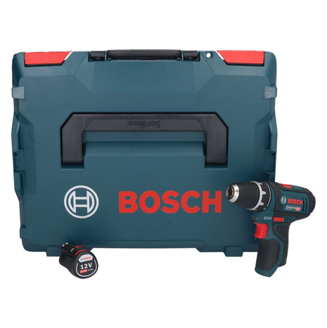 Bosch GSR 12V-15 Professional Akku Bohrschrauber 12 V 30 Nm + 1x Akku 2,0 Ah + L-Boxx - ohne Ladegerät - Toolbrothers