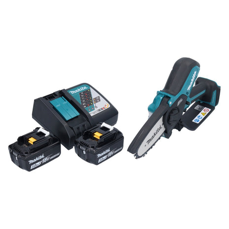 Makita DUC 101 RF Akku Astsäge 18 V 10 cm Brushless + 2x Akku 3,0 Ah + Ladegerät