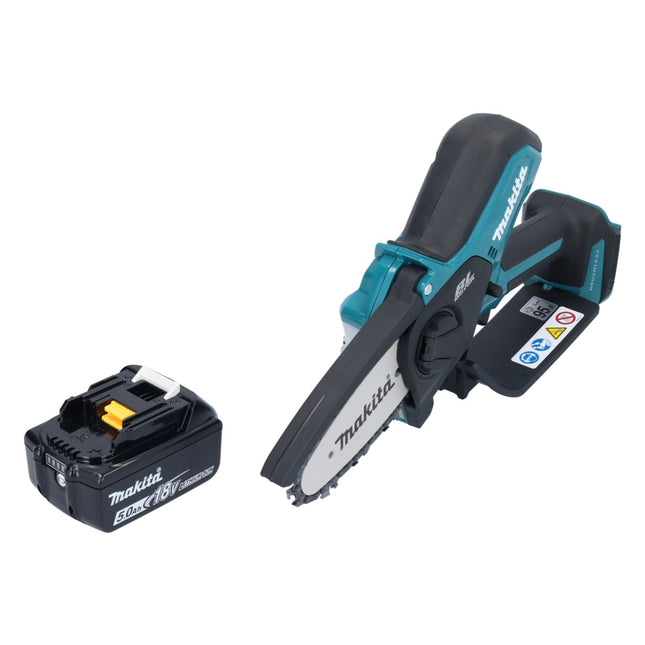 Makita DUC 101 T1 cordless pruning saw 18 V 10 cm brushless + 1x battery 5,0 Ah - without charger
