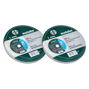 Metabo TF41 Trennscheibe Inox SP 125 x 1,0 x 22,23 mm 20 Stk. ( 2x 616359000 )