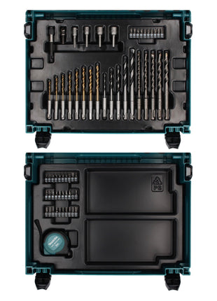 Makita SDS-plus Bit und Bohrer Set 65 tlg. + Makpac ( B-69478 ) für Holz / Stein / Metall - Toolbrothers