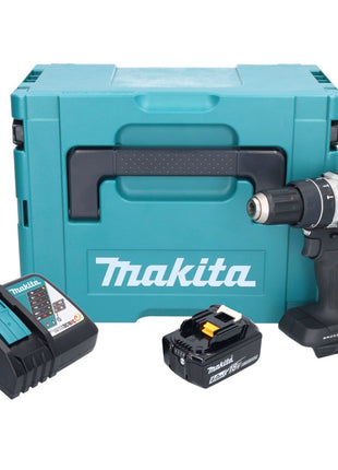 Makita DHP 484 RG1JB Akku Schlagbohrschrauber 18 V 54 Nm Brushless Schwarz + 1x Akku 6,0 Ah + Ladegerät + Makpac - Toolbrothers