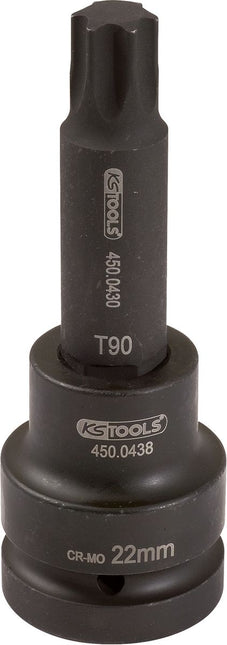 KS TOOLS 1" Kraft-Bit-Stecknuss Torx, lang, T70 ( 450.0472 ) - Toolbrothers