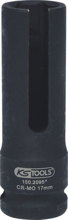 KS TOOLS 1/2" Lambda-Sonden Stecknuss 17,0 mm, lang ( 150.2095 ) - Toolbrothers
