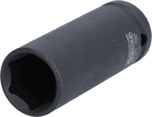 KS TOOLS 1/2" Sechskant-Kraft-Stecknuss, lang, 21mm ( 515.1121 )