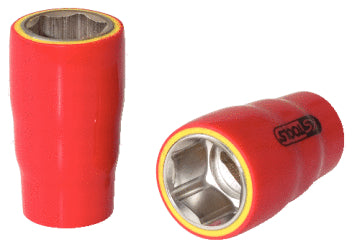 KS TOOLS Llave de vaso de 1/2' con aislamiento protector, 15 mm ( 117.1215 )