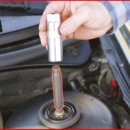 KS TOOLS 10 mm Stoßdämpfer-Spezialprofil-Gegenhalter-Bit-Stecknuss, 9,0 x 12,0 mm ( 150.9440 ) - Toolbrothers