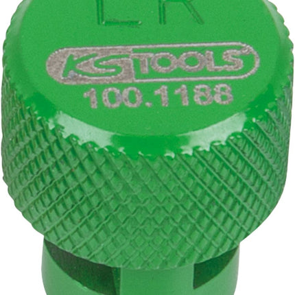 KS TOOLS RDKS / TPMS Reifenentlüfter, grün, links hinten ( 100.1188 ) - Toolbrothers