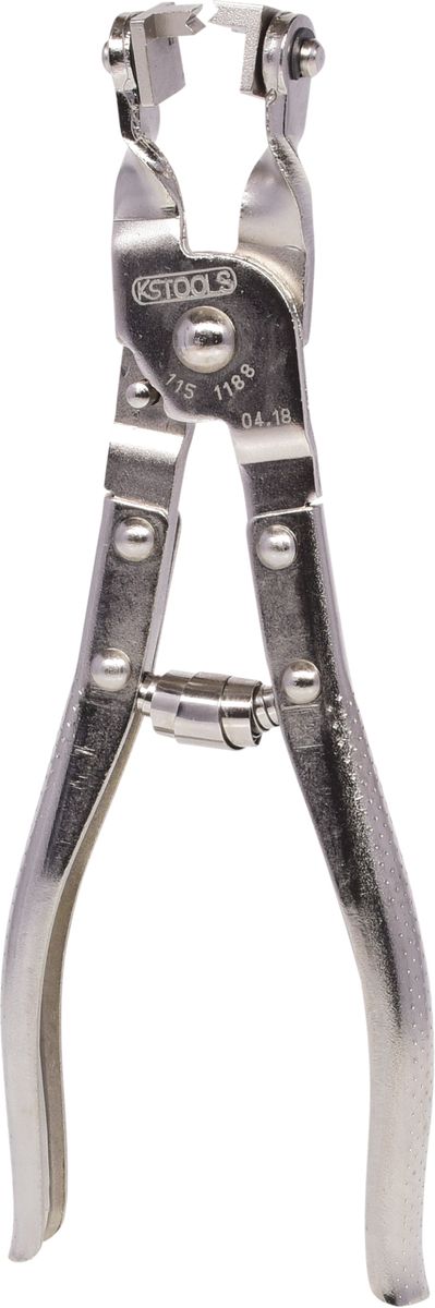 KS TOOLS Schlauchklemmenzange mit drehbarer Prismenaufnahme ( 115.1188 )