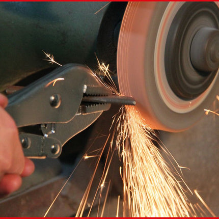 KS TOOLS Gripzange mit Easy-Release, gerade Backen,50mm,L=250mm ( 115.3012 ) - Toolbrothers