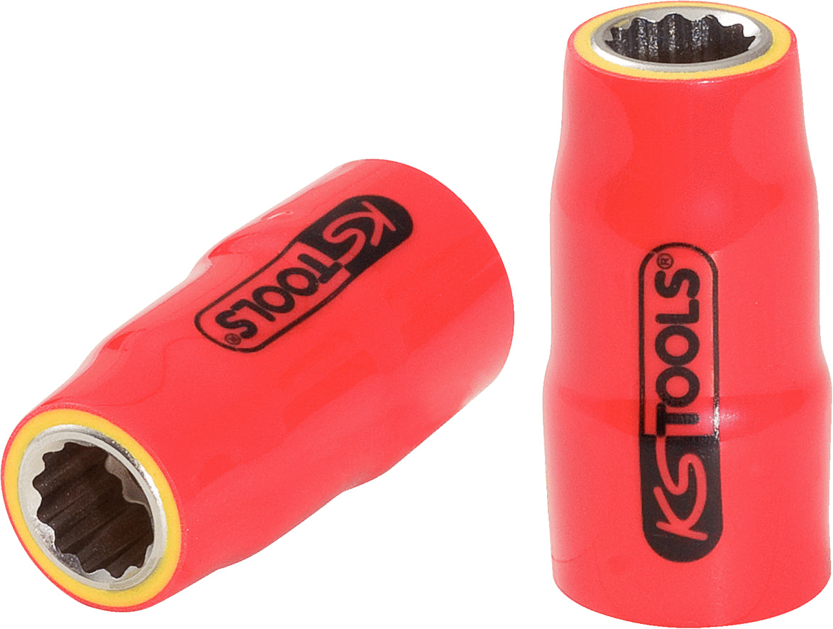 KS TOOLS 3/8" Stecknuss mit Schutzisolierung, 1/2" ( 117.1024 )