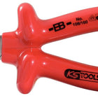 KS TOOLS 1000V Flachzange, kurze Backen, 160mm ( 117.1298 ) - Toolbrothers