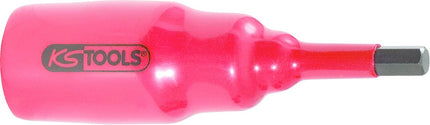 KS TOOLS 3/8' Bussola bit con isolamento protettivo per viti a esagono incassato, corta, 6mm ( 117.1737 )