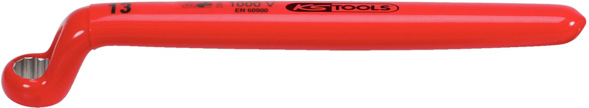 KS TOOLS Ringschlüssel mit Schutzisolierung, gekröpft , 9/16" ( 117.2274 )