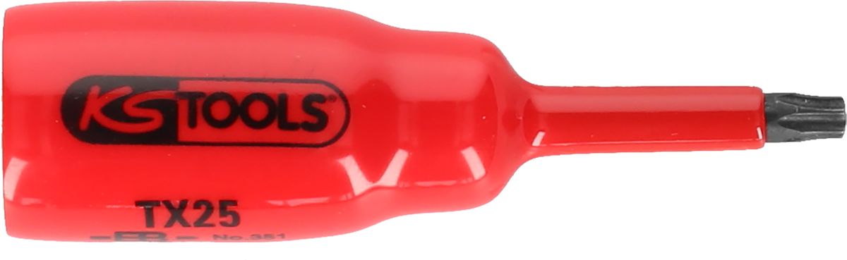 KS TOOLS 3/8" Bit-Stecknuss mit Schutzisolierung für Torx-Schrauben, T27, kurz ( 117.2458 )