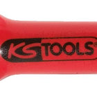 KS TOOLS Llave de vaso con punta de 3/8' y aislamiento protector para tornillos con encastre hexagonal, 4 mm, largo 116 mm ( 117.3867 )