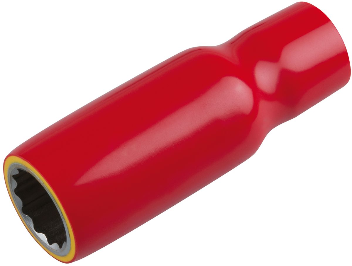 KS TOOLS 3/8" Stecknuss mit Schutzisolierung, lang, 18 mm ( 117.3881 )