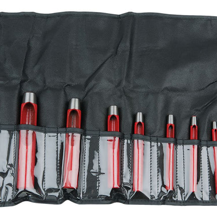 KS TOOLS Jeu de poinçons ronds, 9 pcs  ( 129.2111 )