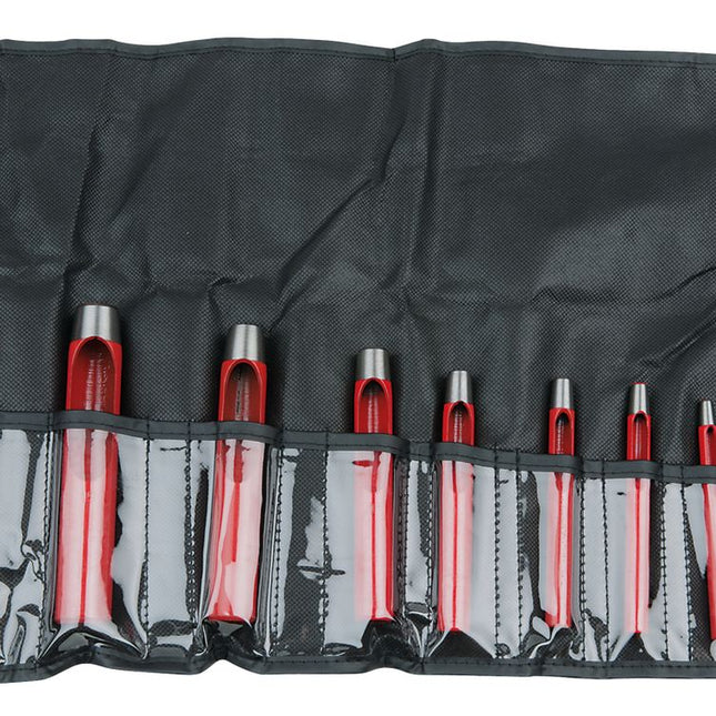 KS TOOLS Rundlocheisen-Satz, 9-tlg ( 129.2111 )