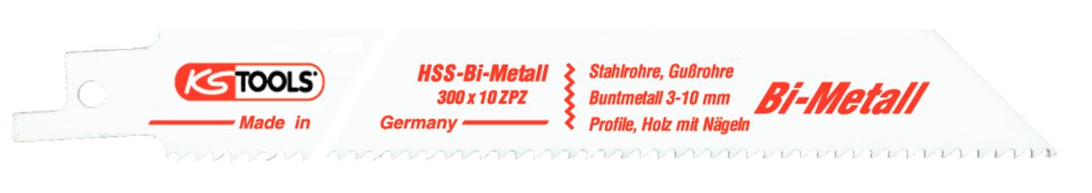 KS TOOLS Säbelsägeblatt, 300mm, 2,5mm, 5er Pack ( 129.4432 )