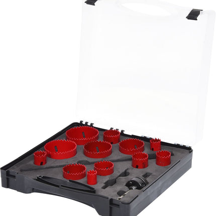 KS TOOLS Universal-Lochsägen-Satz, 15-tlg ( 129.5580 ) - Toolbrothers