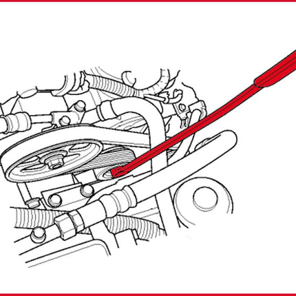KS TOOLS Keilriemen-Schlüssel Torx für VAG T60 ( 150.1229 ) - Toolbrothers