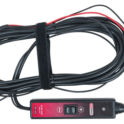 KS TOOLS Funktionsprüflampe 6-24V DC mit 5 Meter Kabel ( 150.1670 ) - Toolbrothers