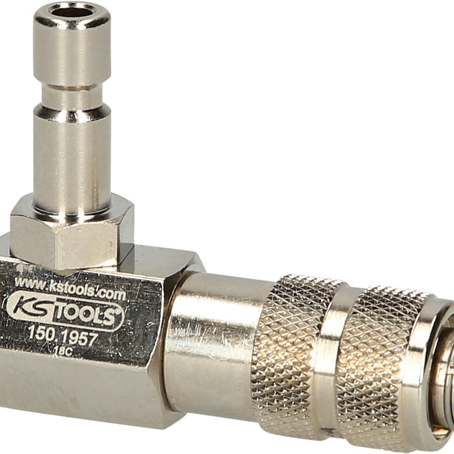 KS TOOLS Kühlsystem-Bajonettadapter, 90° abgewinkelt ( 150.1957 ) - Toolbrothers