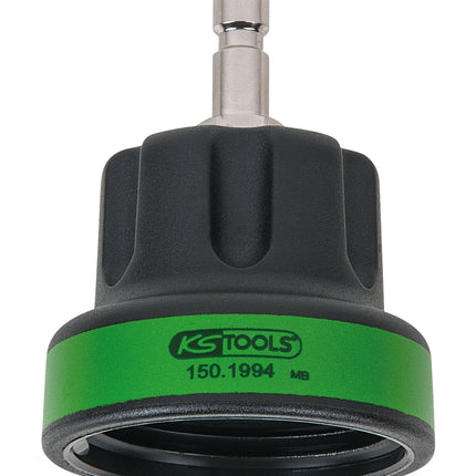 KS TOOLS Kühlsystem-Bajonettadapter, #22, IG M45x3, moosgrün ( 150.1994 ) - Toolbrothers