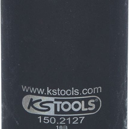 KS TOOLS Bussola 3/8' per sonde lambda, profonda, scanalata, 22 mm ( 150.2127 )