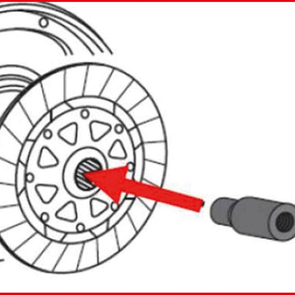 KS TOOLS Kupplungs-Zentrier-Dorn Ø 23,0 mm für SAC Kupplungen für BMW ( 150.2401 ) - Toolbrothers