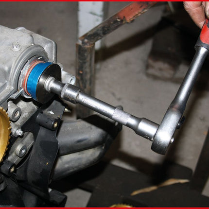 KS TOOLS Anello di tenuta dell'albero in teflon e anello Simmer, kit utensili di montaggio, 9 pz ( 150.3635 )