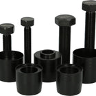 KS TOOLS Anello di tenuta dell'albero in teflon e anello Simmer, kit utensili di montaggio, 9 pz ( 150.3635 )