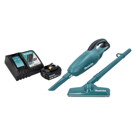 Makita DCL 180 RF1 Akku Staubsauger 18 V Grün + 1x Akku 3,0 Ah + Ladegerät - Toolbrothers