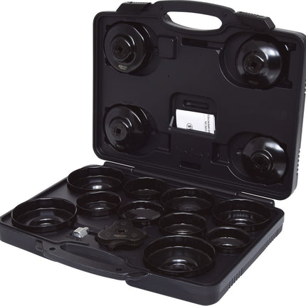 KS TOOLS 3/8" Ölfilterschlüssel-Satz, 16-tlg ( 150.9310 ) - Toolbrothers