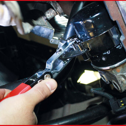 KS TOOLS Ölfilterbandschlüssel, stufenlos, Ø 73-85mm ( 150.9378 )