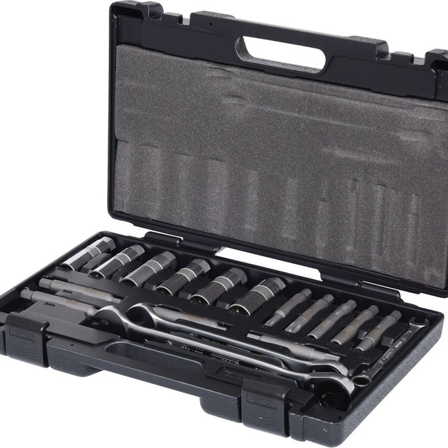 KS TOOLS Universal Stoßdämpfer-Basis-Werkzeug-Satz, 18-tlg ( 150.9430 ) - Toolbrothers