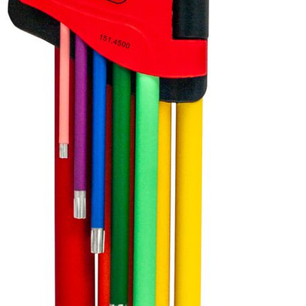 KS TOOLS RIBE-Winkelstiftschlüssel-Satz, XL, 9-tlg ( 151.4500 ) - Toolbrothers