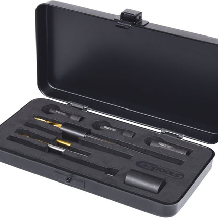 KS TOOLS Universal Glühkerzen-Ausbohrsatz M10 x 1, 8-tlg ( 152.1030 )