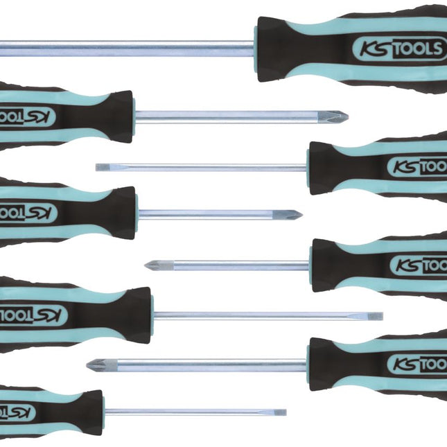 KS TOOLS EDELSTAHL Schraubendreher-Satz, 8-tlg ( 153.2000 ) - Toolbrothers