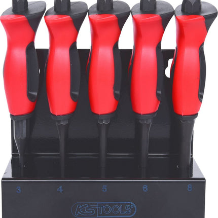 KS TOOLS Durchtreiber-Satz mit Handschutzgriff,5-tlg ( 156.0220 ) - Toolbrothers