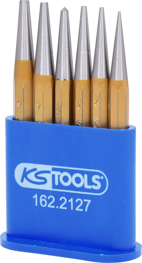 KS TOOLS Serie cacciaspine, 6 pz in stand in plastica  ( 162.2127 )