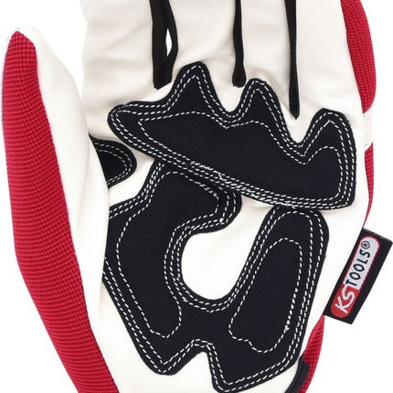 KS TOOLS Leder-Mechaniker-Handschuh, Vibrationsgedämmt, 9 ( 310.0250 ) - Toolbrothers