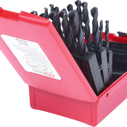 KS TOOLS HSS-R Spiralbohrer-Satz, Kunststoffkassette, 25-tlg, 1-13mm ( 330.1623 ) - Toolbrothers